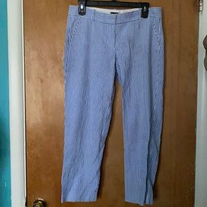 Striped Cropped Pants